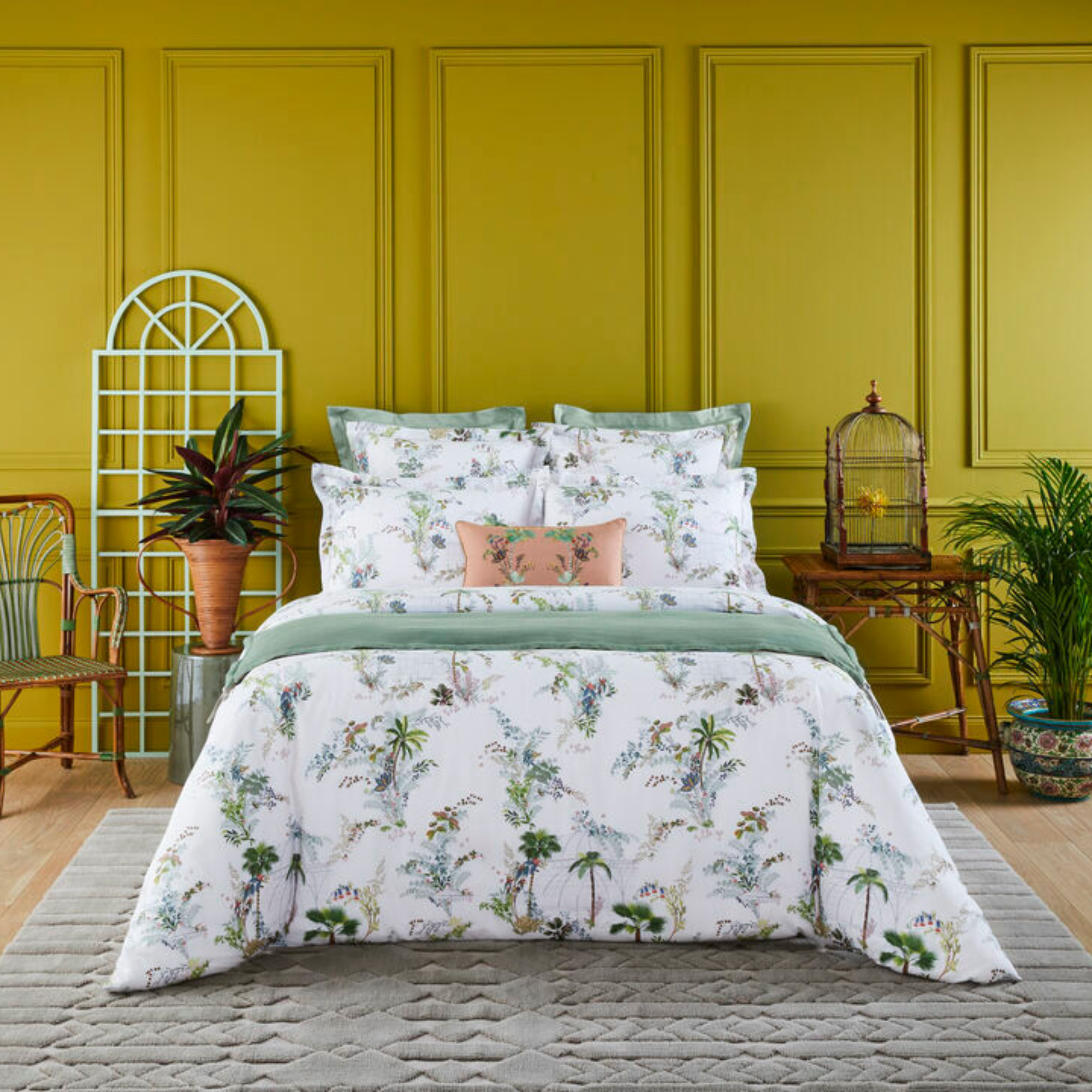 Lifestyle Image for Yves Delorme Jardins Bedding