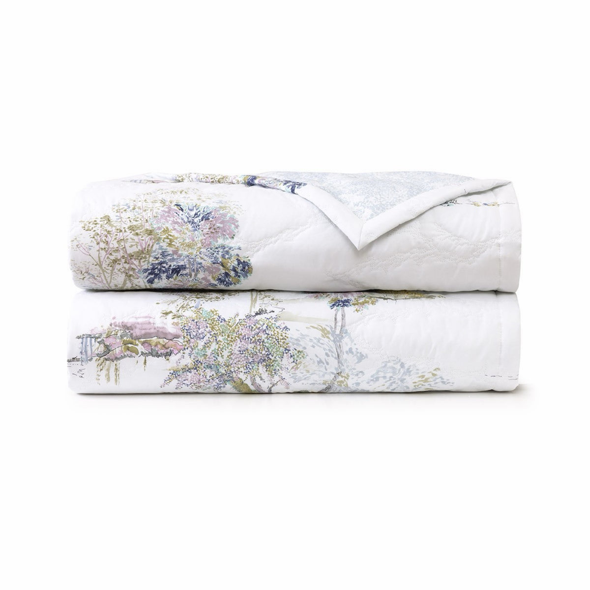 Quilted Coverlet from Yves Delorme Lande Bedding Collection