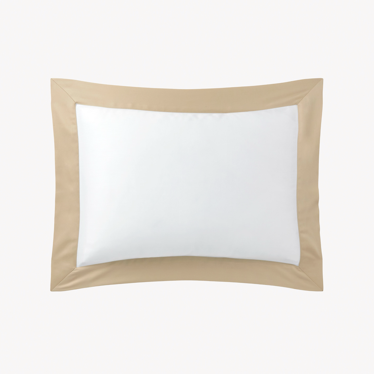 Boudoir Sham of Yves Delorme Linea Bedding in Dune