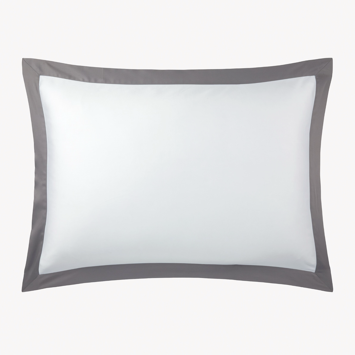 Sham Silo of Yves Delorme Linea Bedding in Platine