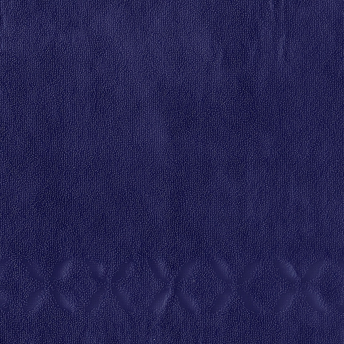 Fabric of Yves Delorme Nature Bath Towels and Mats in Encre color