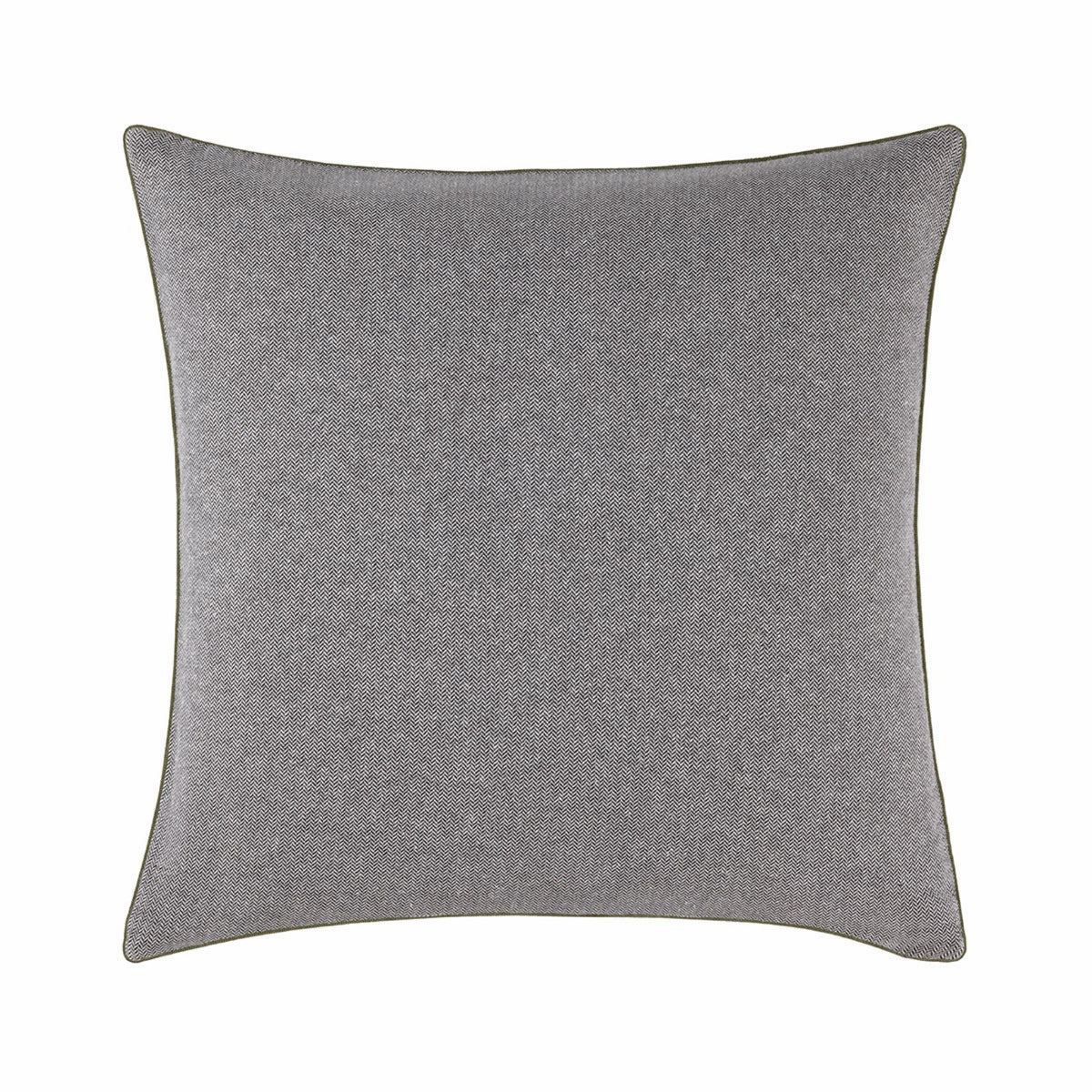 Back of Moka Yves Delorme Octavio Decorative Pillow