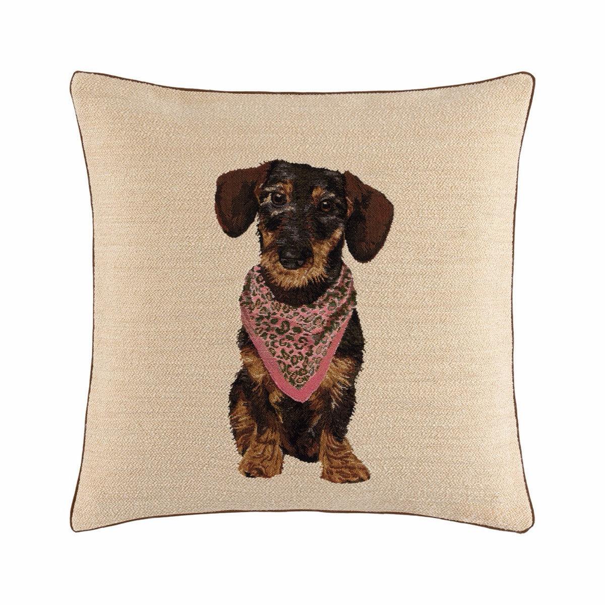 Creme Yves Delorme Octavio Decorative Pillow