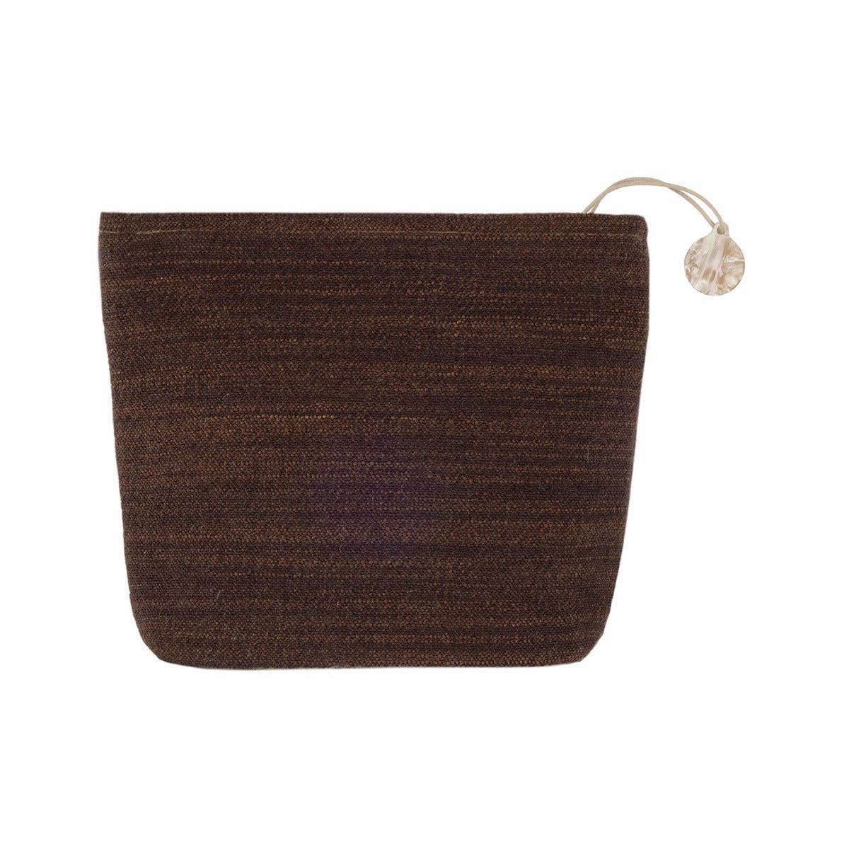 Back side of Moka Yves Delorme Octavio Tote Bag