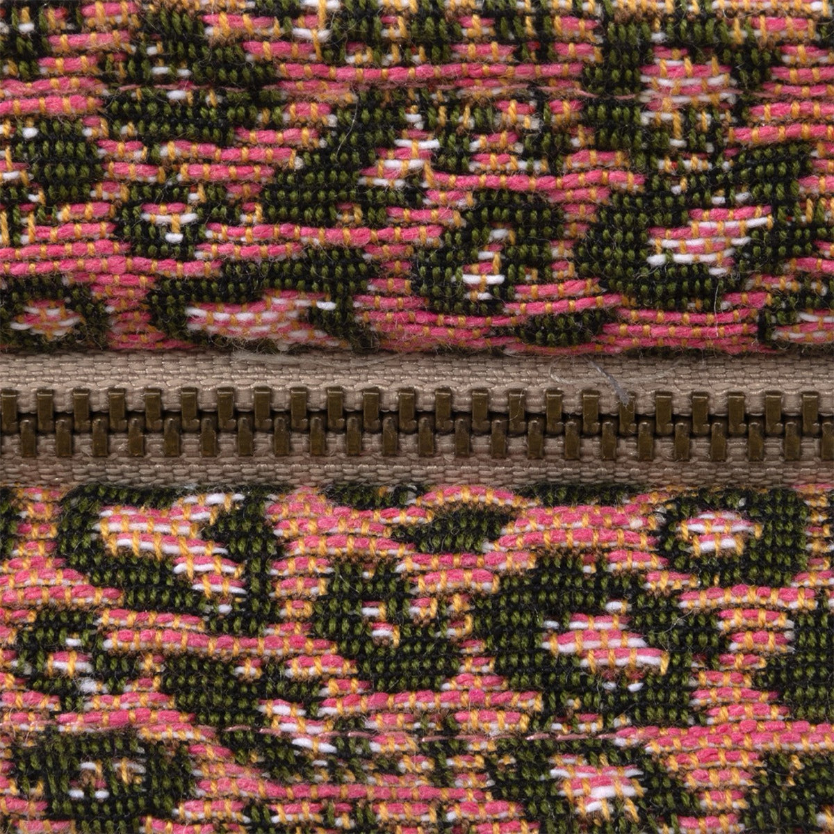 Closeup of Creme Yves Delorme Octavio Tote Bag