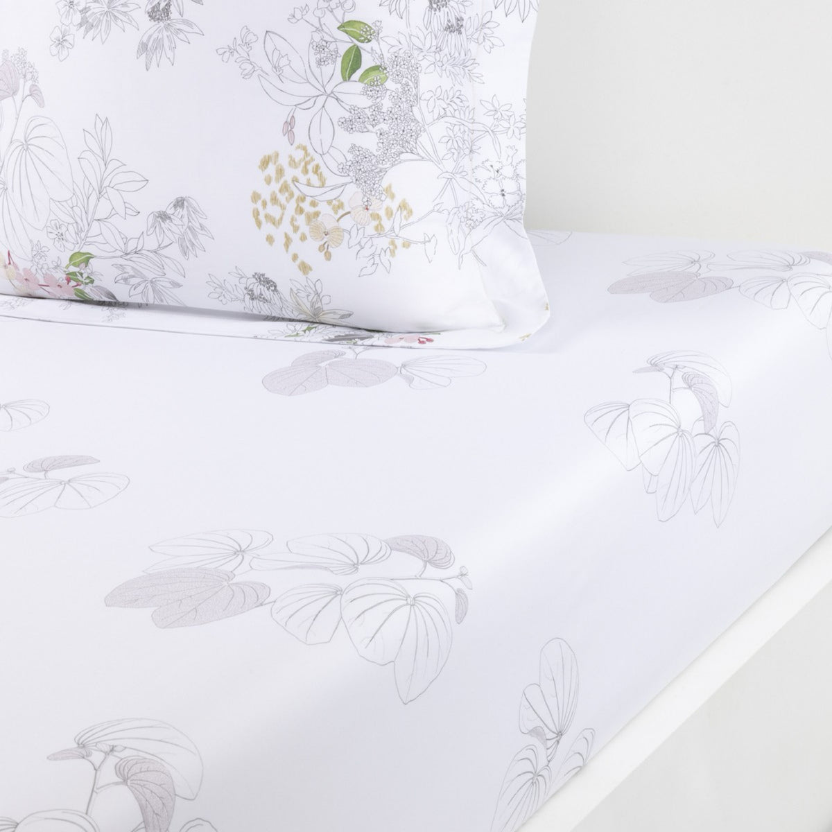Fitted Sheet from the Yves Delorme Orchidée Bed Collection