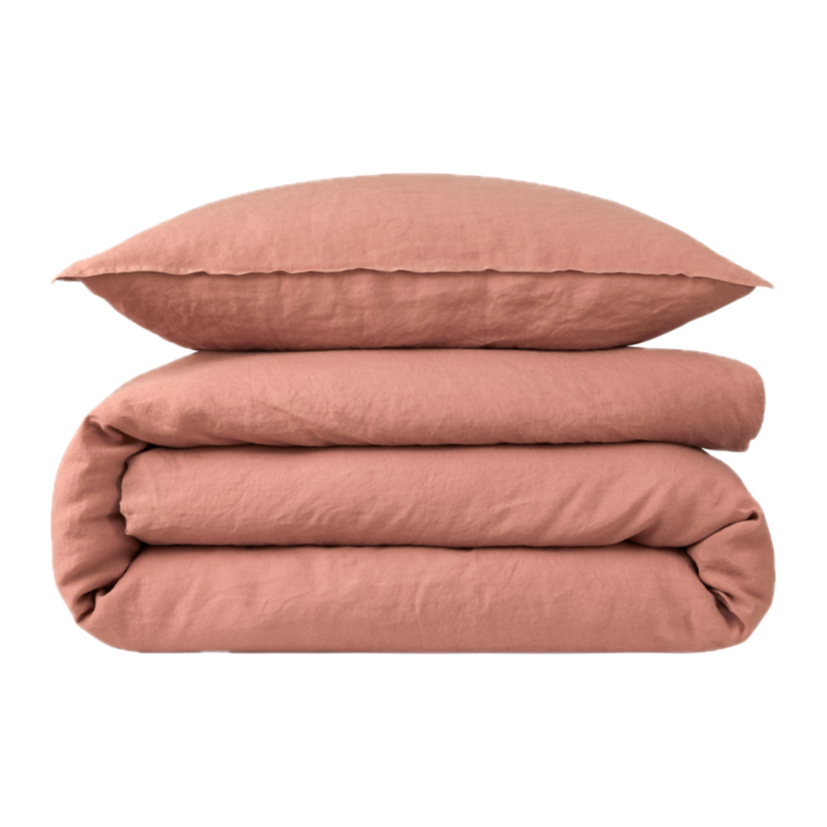 Stack of Sham and Duvet Cover of Sienna Yves Delorme Originel Bedding