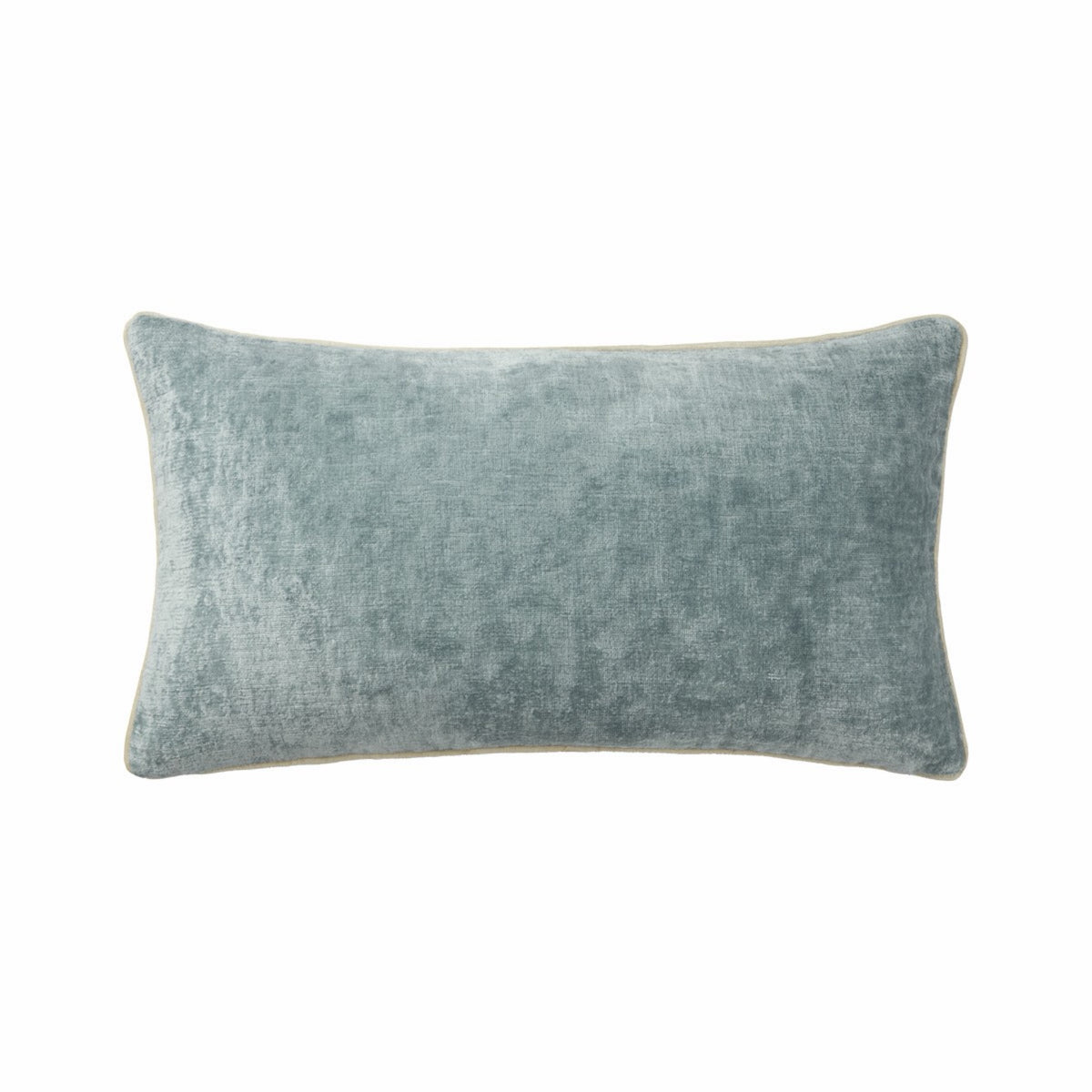Size 13x22 of Yves Delorme Orpheo Decorative Pillow in Fjord color