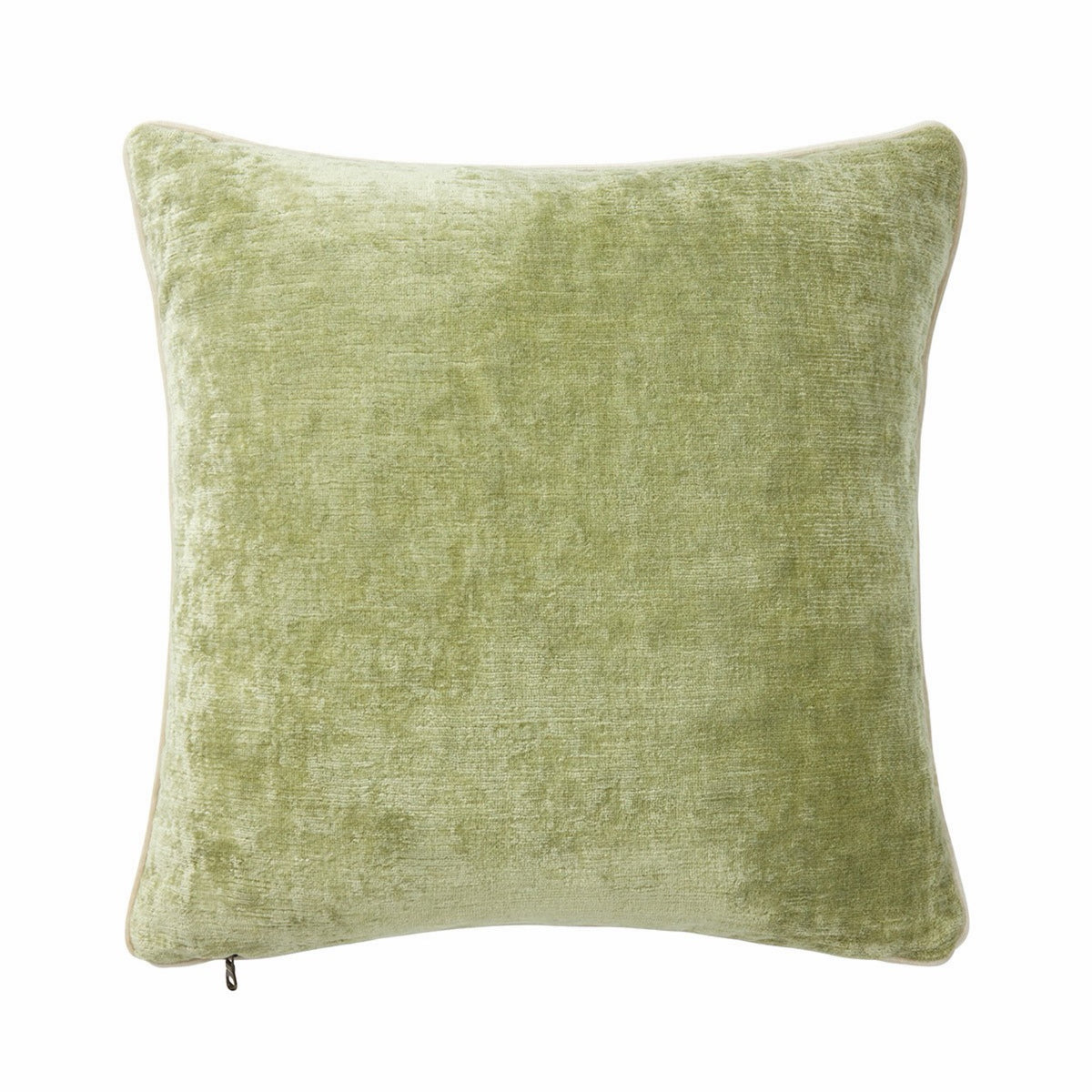 Size 18x18 of Yves Delorme Orpheo Decorative Pillow in Amande color