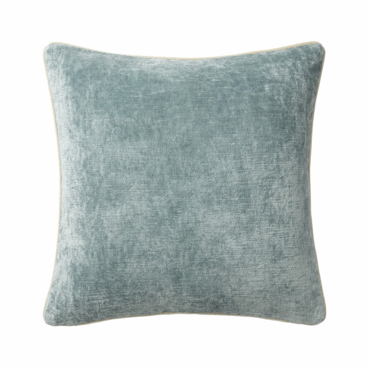 Size 18x18 of Yves Delorme Orpheo Decorative Pillow in Fjord color