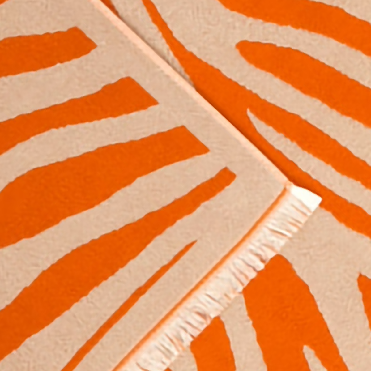 Pattern of Yves Delorme Pampa Beach Towels in Safran