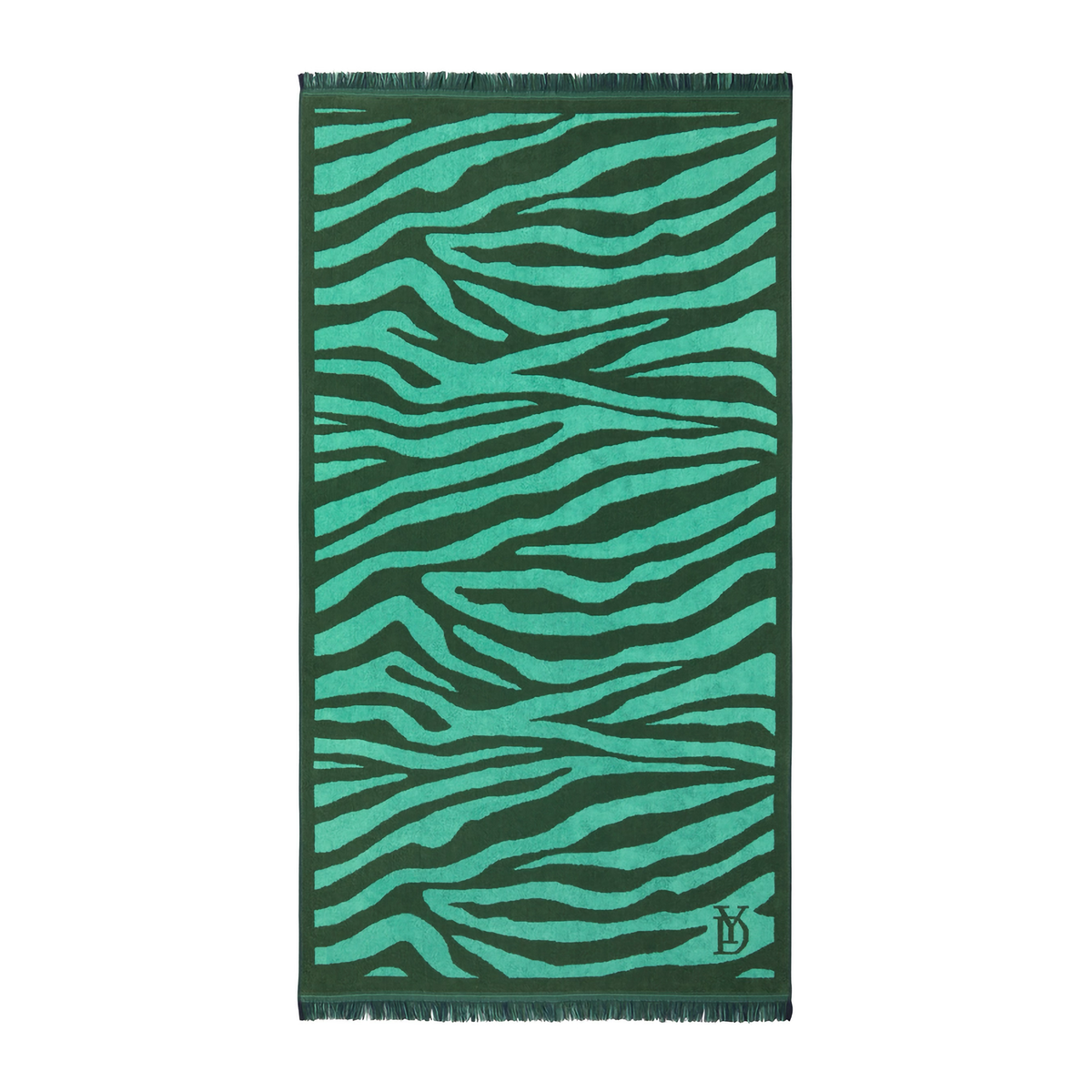Yves Delorme Pampa Beach Towels in Menthe