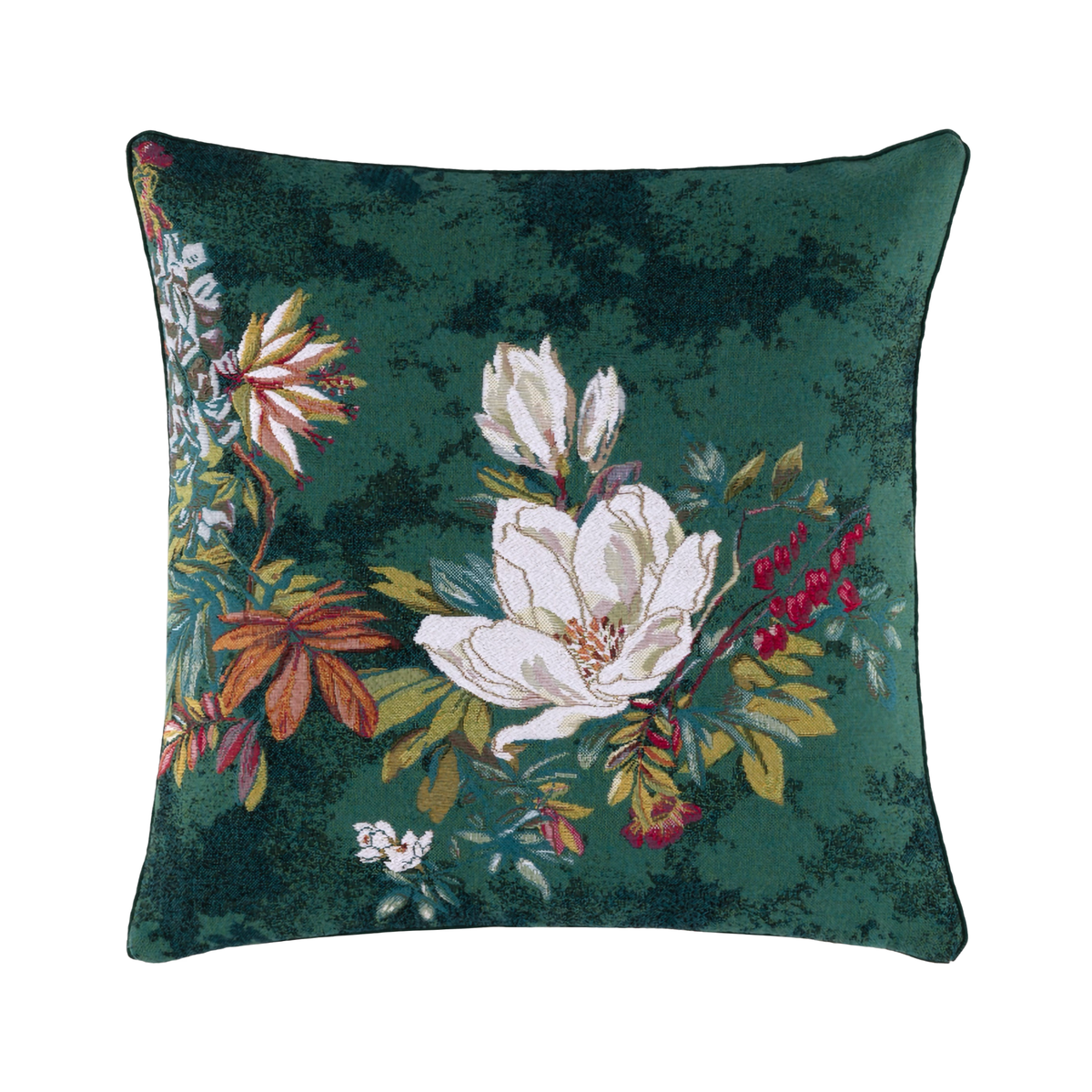 Yves Delorme Panorama Decorative Pillow in Paon