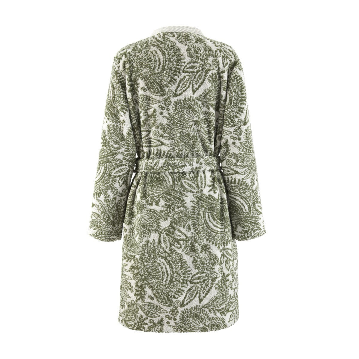 Back View of Yves Delorme Patio Bath Robe