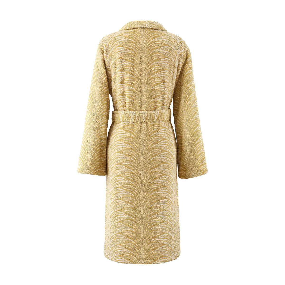 Back of Yves Delorme Pollen Bath Robe