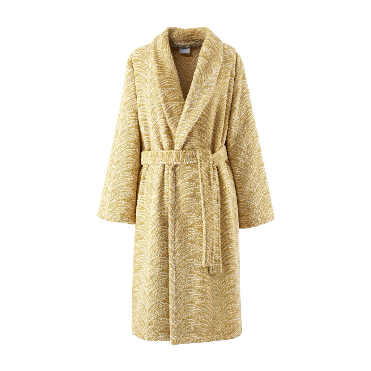 Front of Yves Delorme Pollen Bath Robe