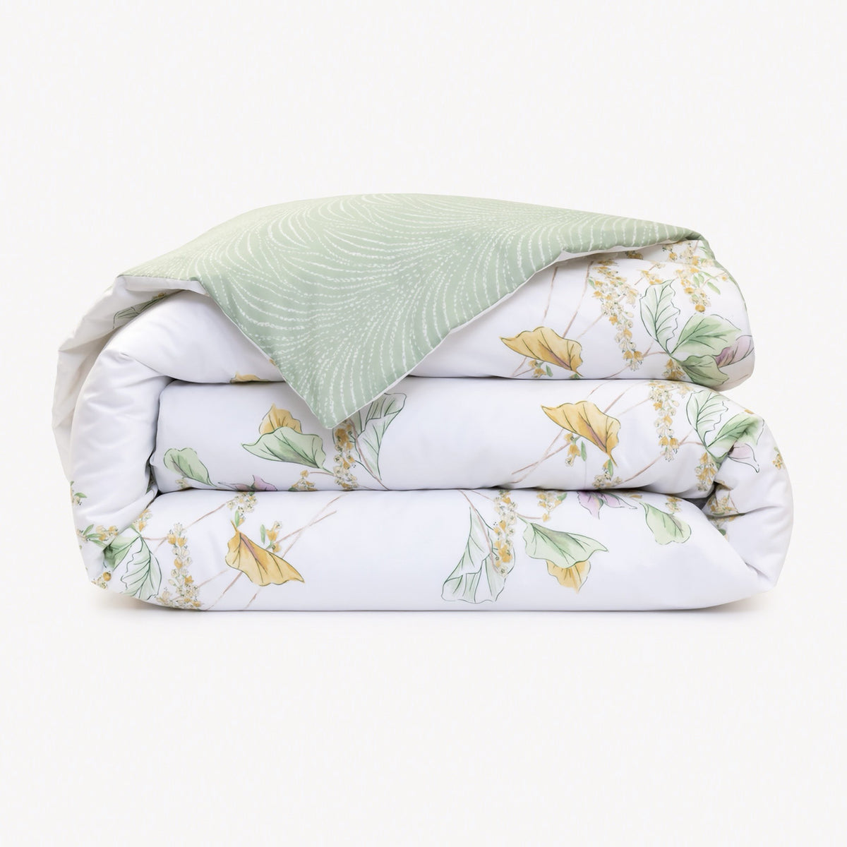 Folded Duvet Cover of Yves Delorme Pollen Bedding
