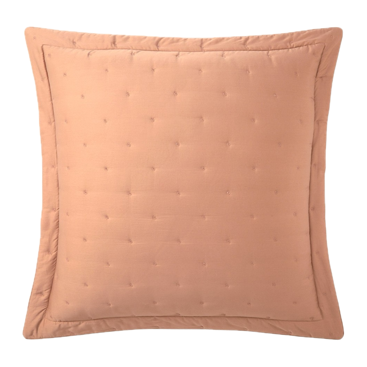 Euro Sham of Yves Delorme Quilted Triomphe Bedding in Sienna Color