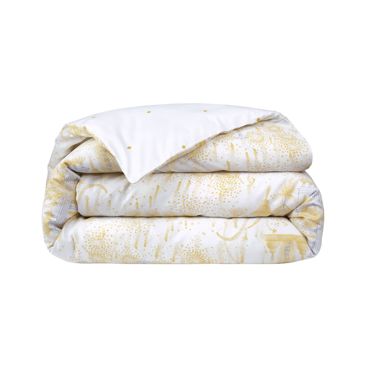 Folded Yves Delorme Royal Duvet Cover