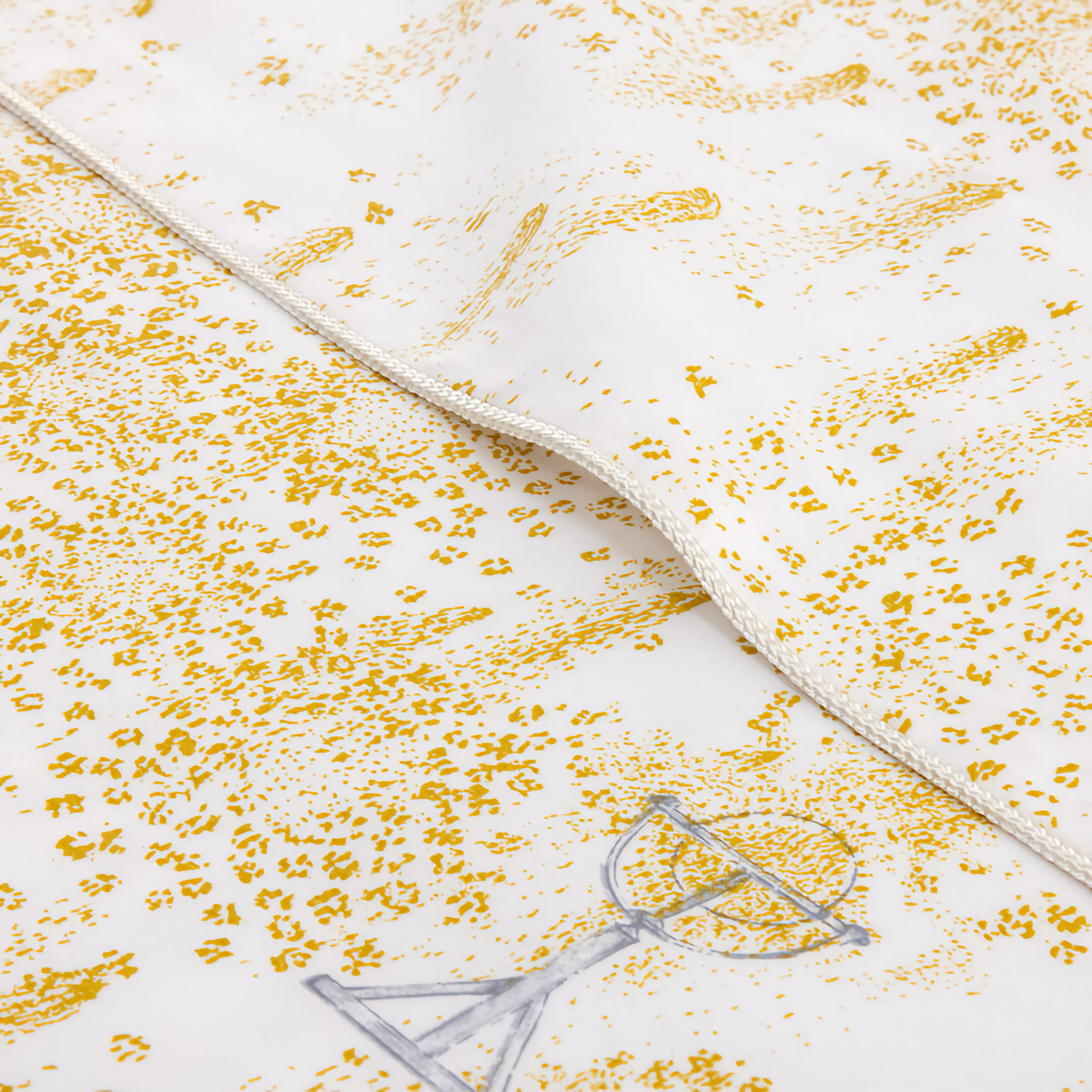 Detail of Yves Delorme Royal Flat Sheet