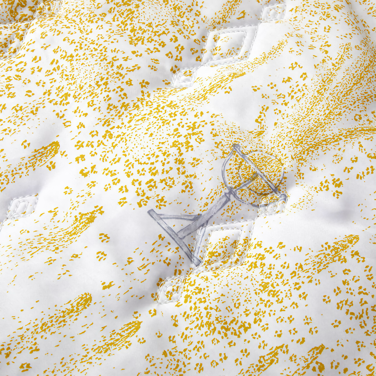 Closeup of Yves Delorme Royal Quilted Coverlet