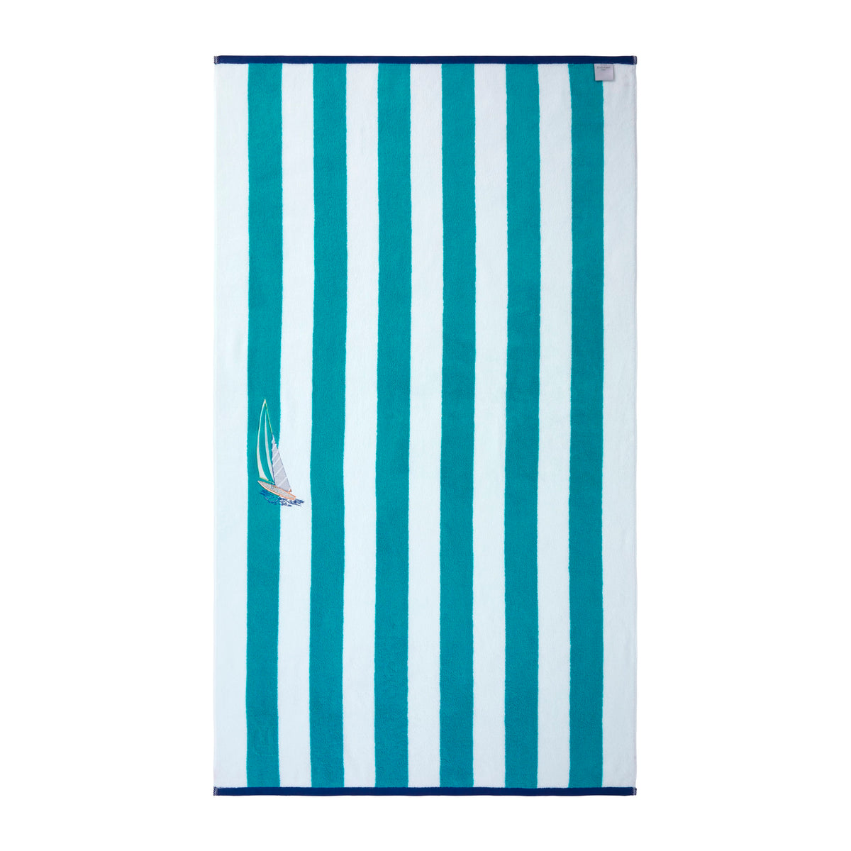 Back View of Yves Delorme Sailing Beach Towel