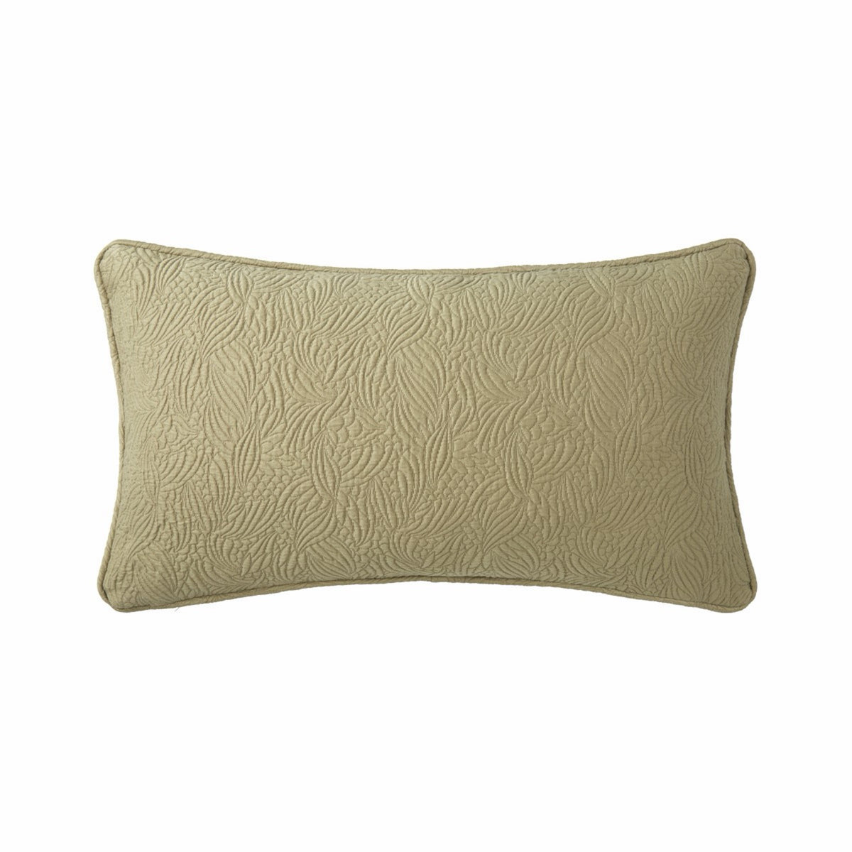 Silo of Yves Delorme Santoli Decorative Pillow in Kaki color