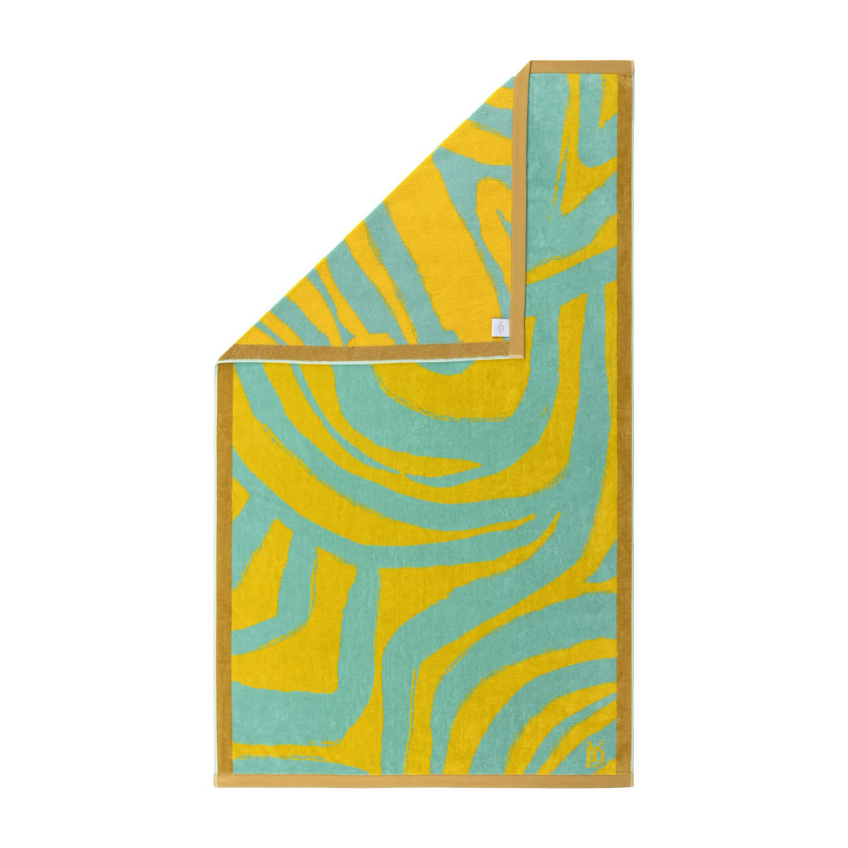 Lagon Yves Delorme Solaire Beach Towel with one corner folded