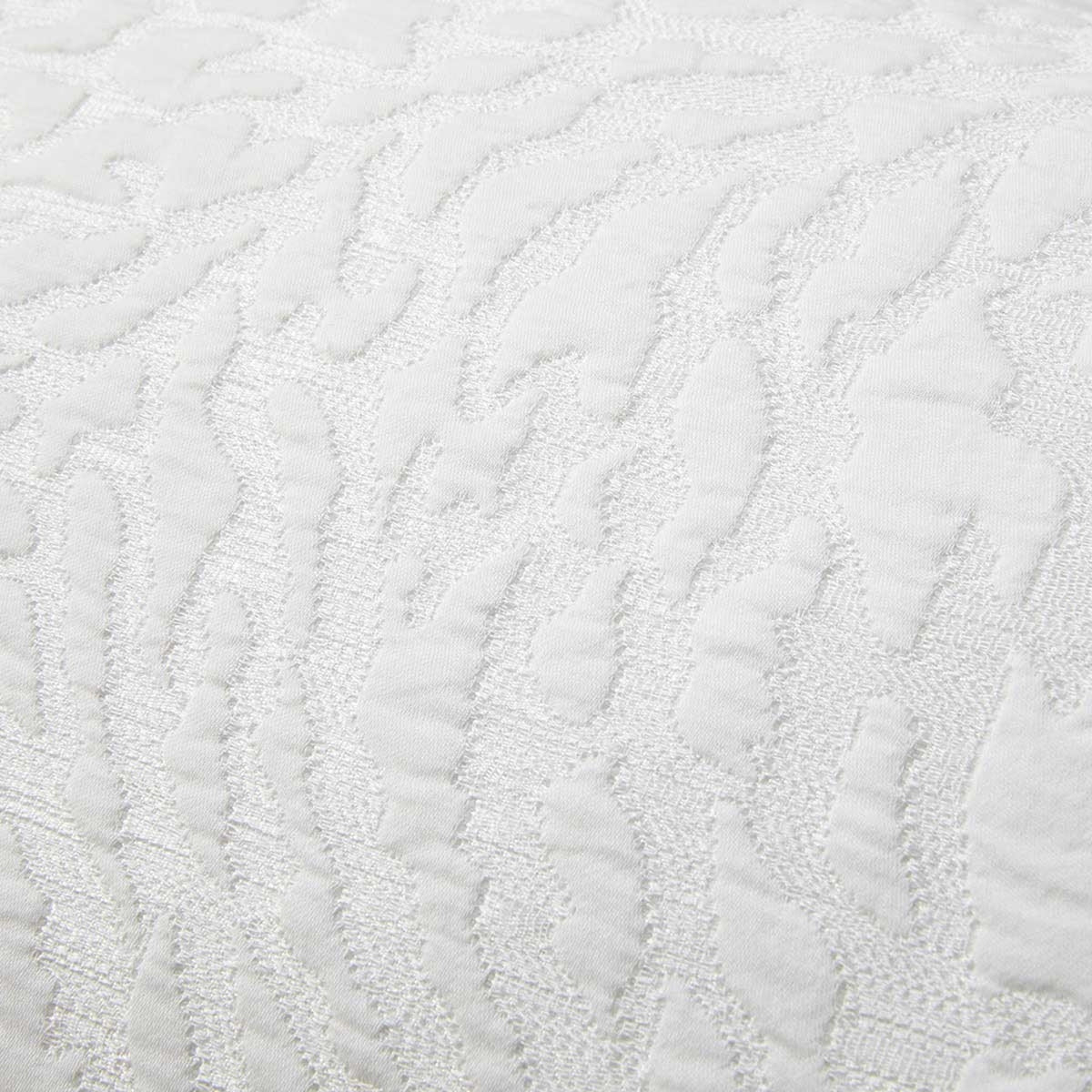 Swatch Sample of Yves Delorme Souvenir Coverlet in Color Blanc