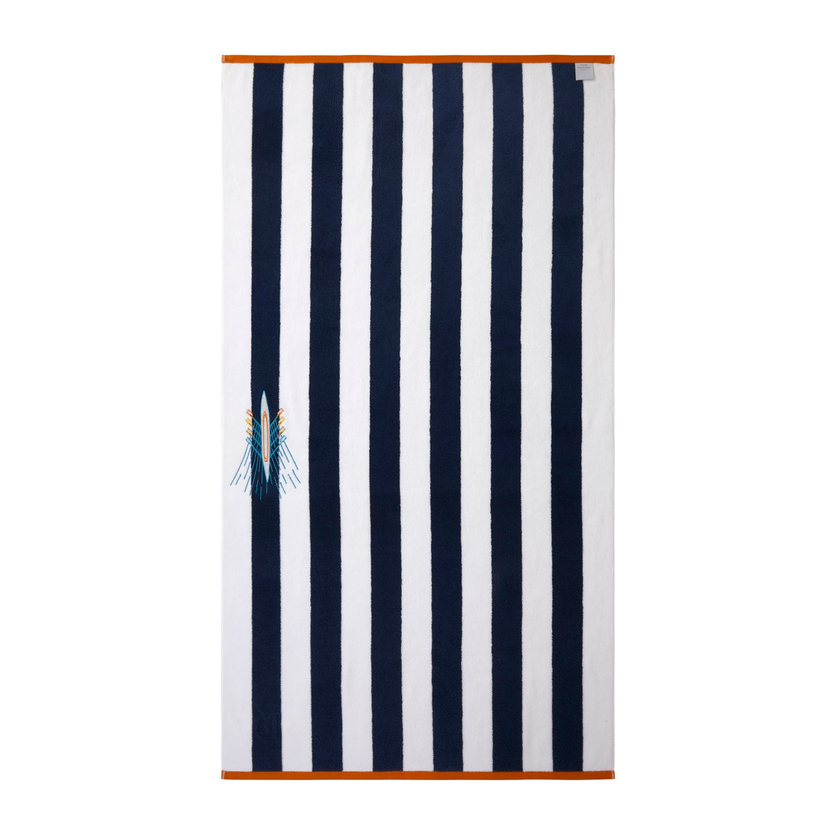 Back View of Yves Delorme Tribord Beach Towel