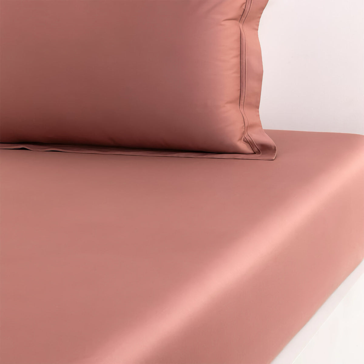 Fitted Sheet of Yves Delorme Triomphe Bedding in Santal
