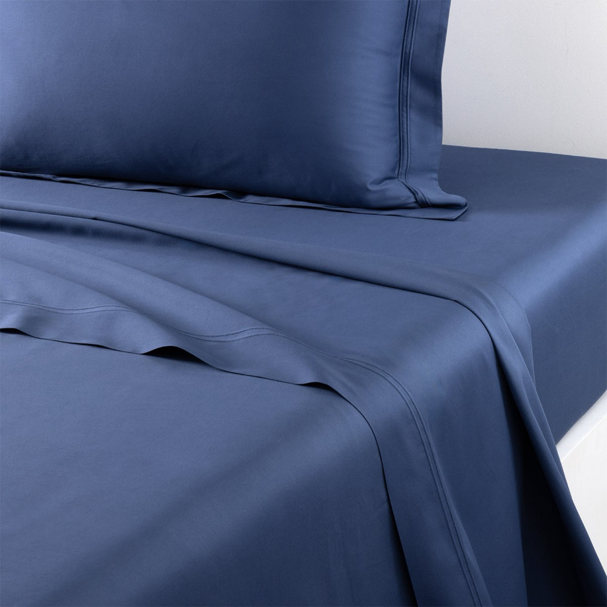 Flat Sheet from Yves Delorme Triomphe Bedding in Outremer color
