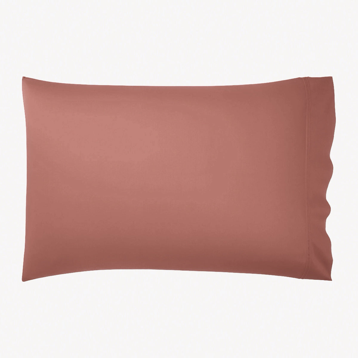 Pillowcase of Yves Delorme Triomphe Bedding in Santal
