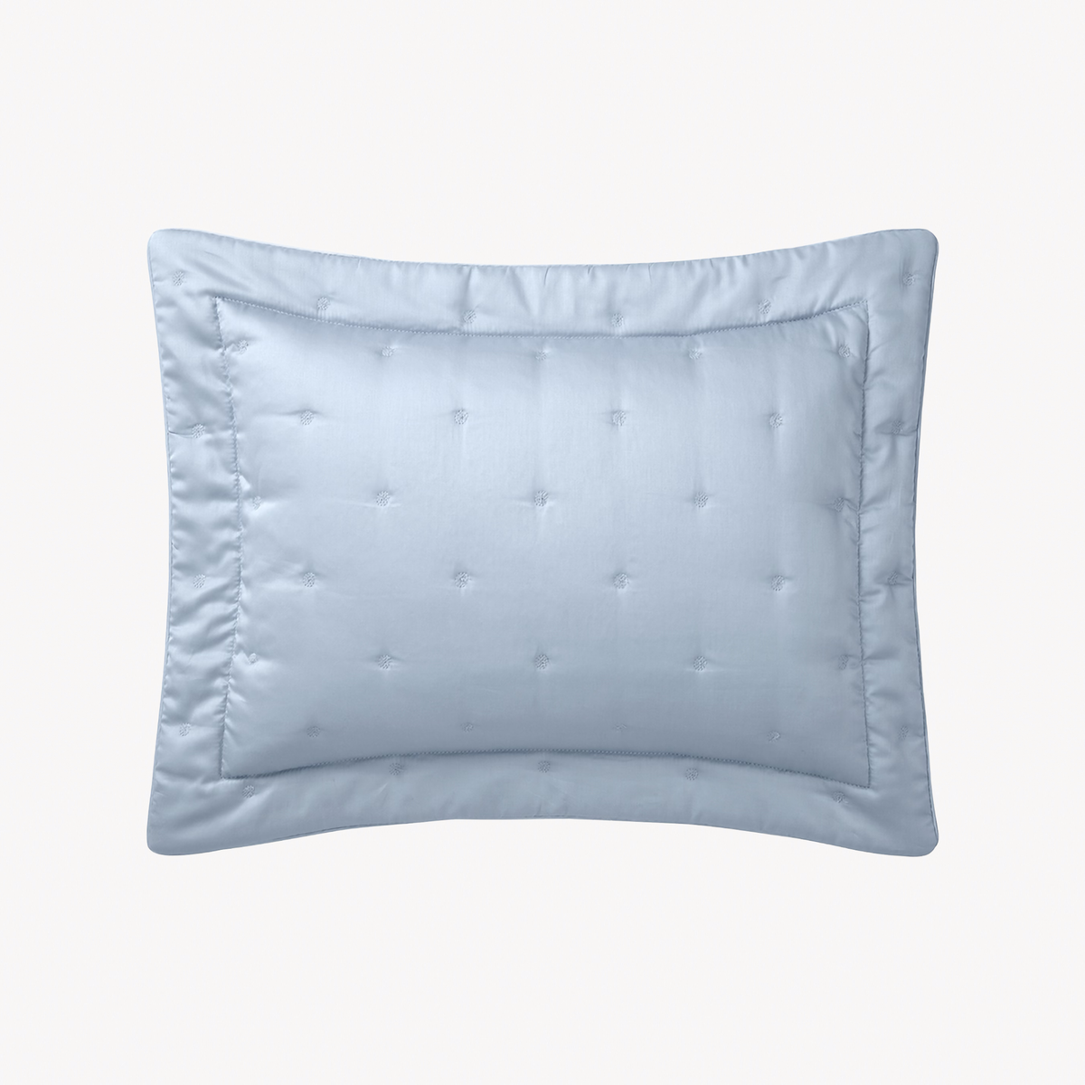 Silo of Yves Delorme Triomphe Quilted Boudoir Sham in Celeste