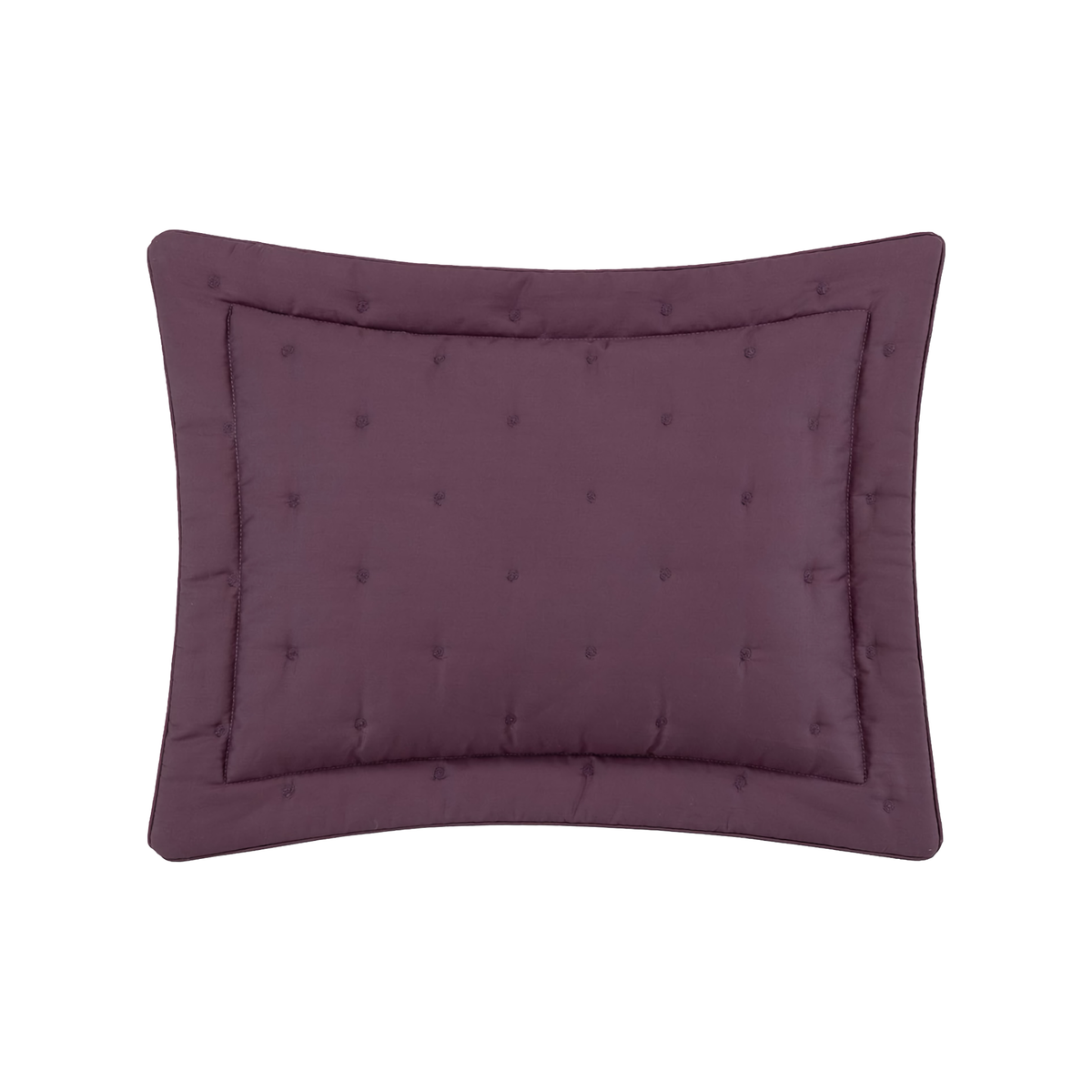 Quilted Boudoir Sham of Yves Delorme Triomphe Bedding in Iris