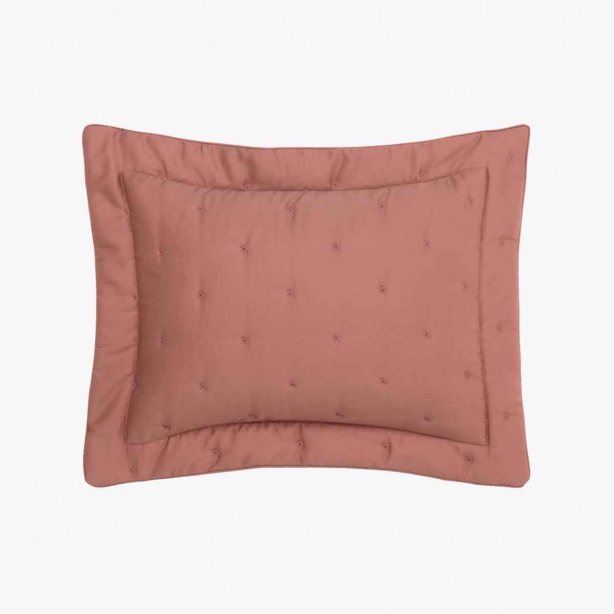 Boudoir Sham of Yves Delorme Triomphe Quilted Bedding in Santal