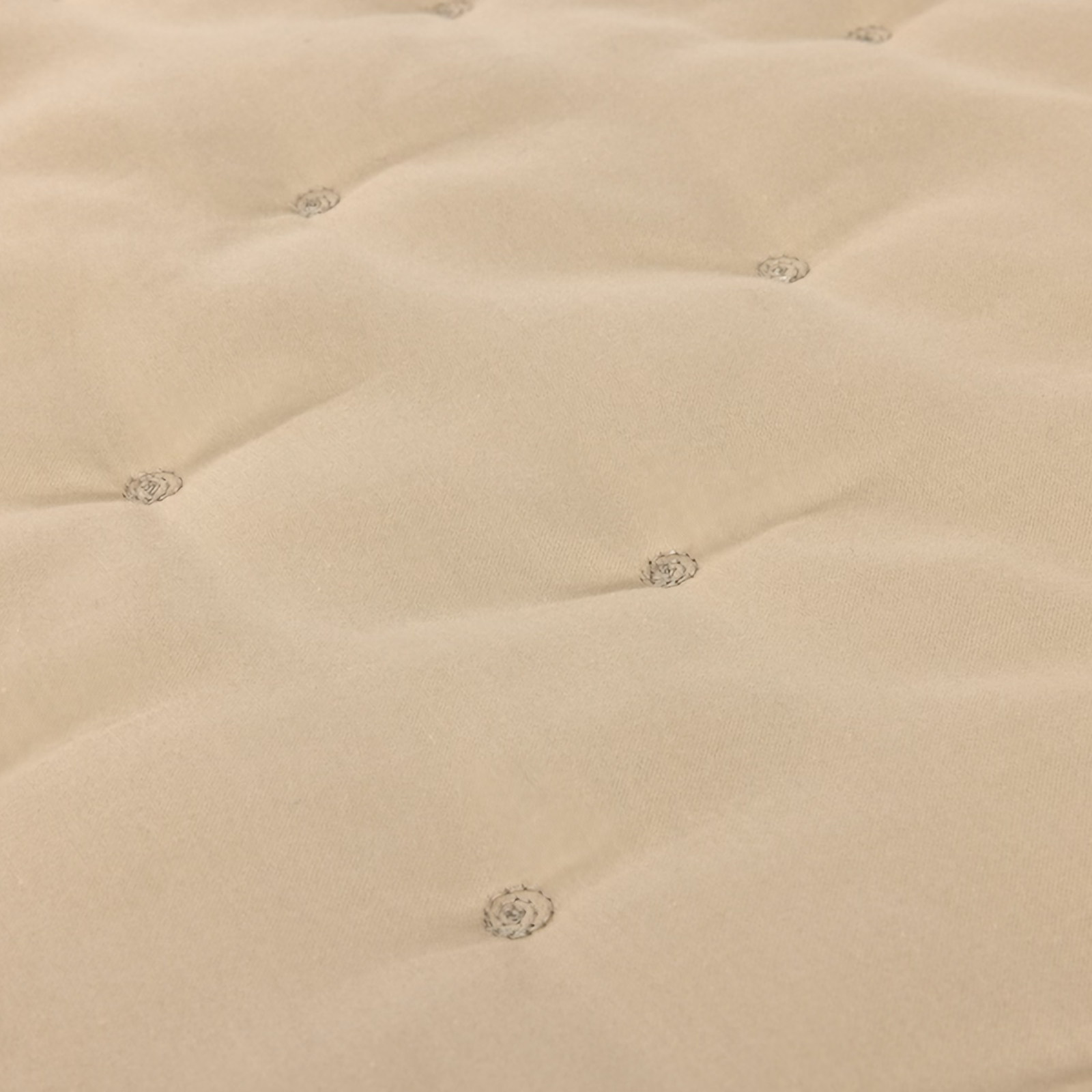 Quilted Coverlet of Yves Delorme Triomphe Bedding in Dune