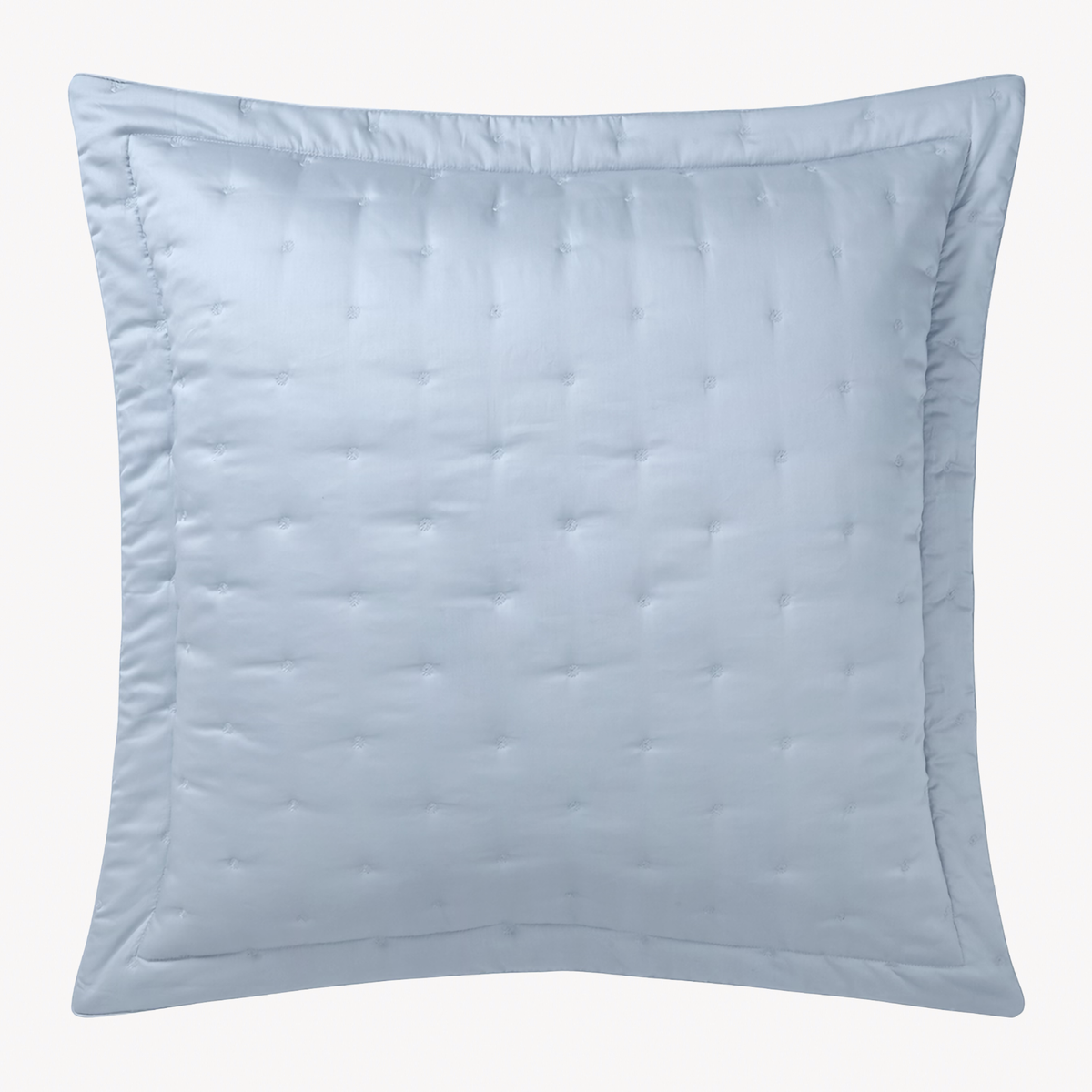 Silo of Yves Delorme Triomphe Quilted Euro Sham in Celeste