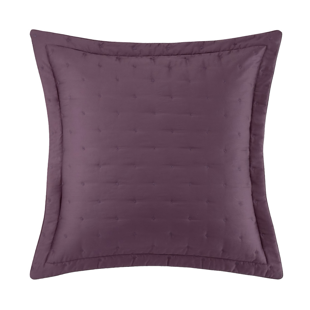 Quilted Euro Sham of Yves Delorme Triomphe Bedding in Iris