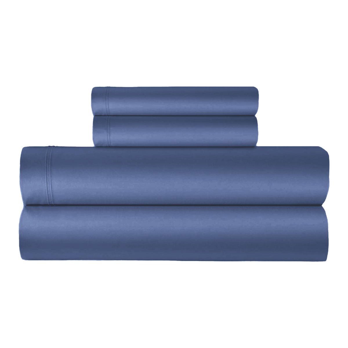 Sheet Set Stack from Yves Delorme Triomphe Bedding in Outremer color