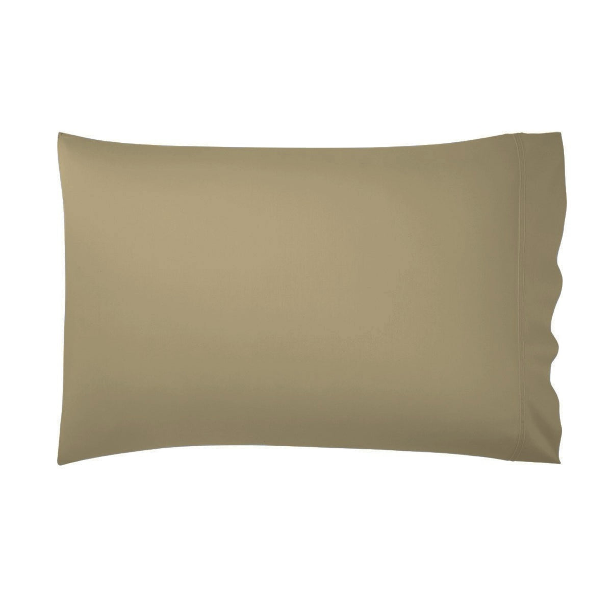 Yves Delorme Triomphe Pillowcase in Kaki color