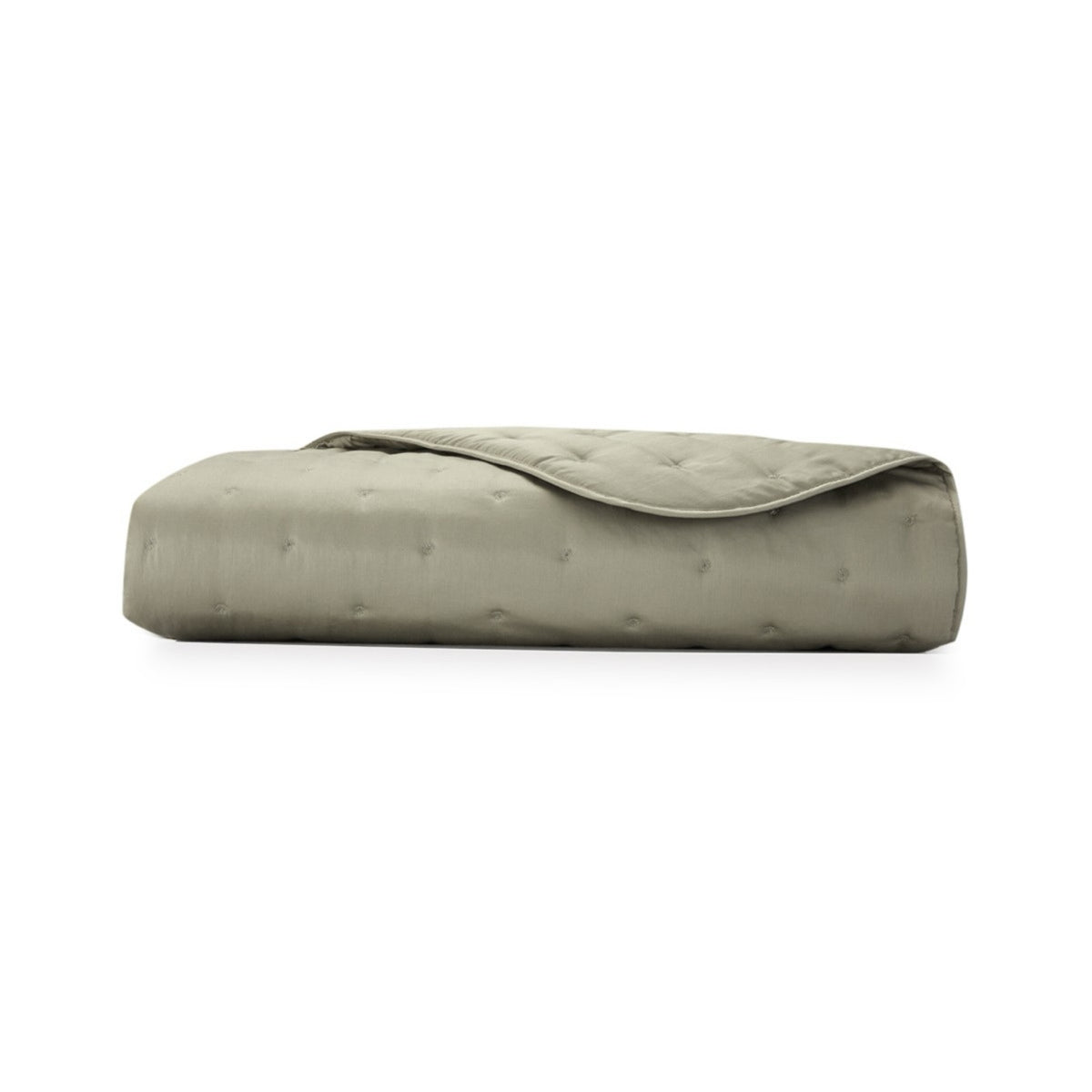 Bed Runner of Quilted Yves Delorme Triomphe in Kaki