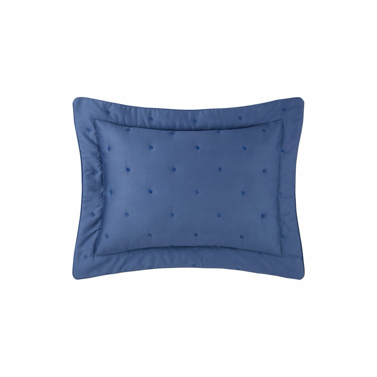 Silo of Yves Delorme Triomphe Quilted Boudoir Sham in Outremer color