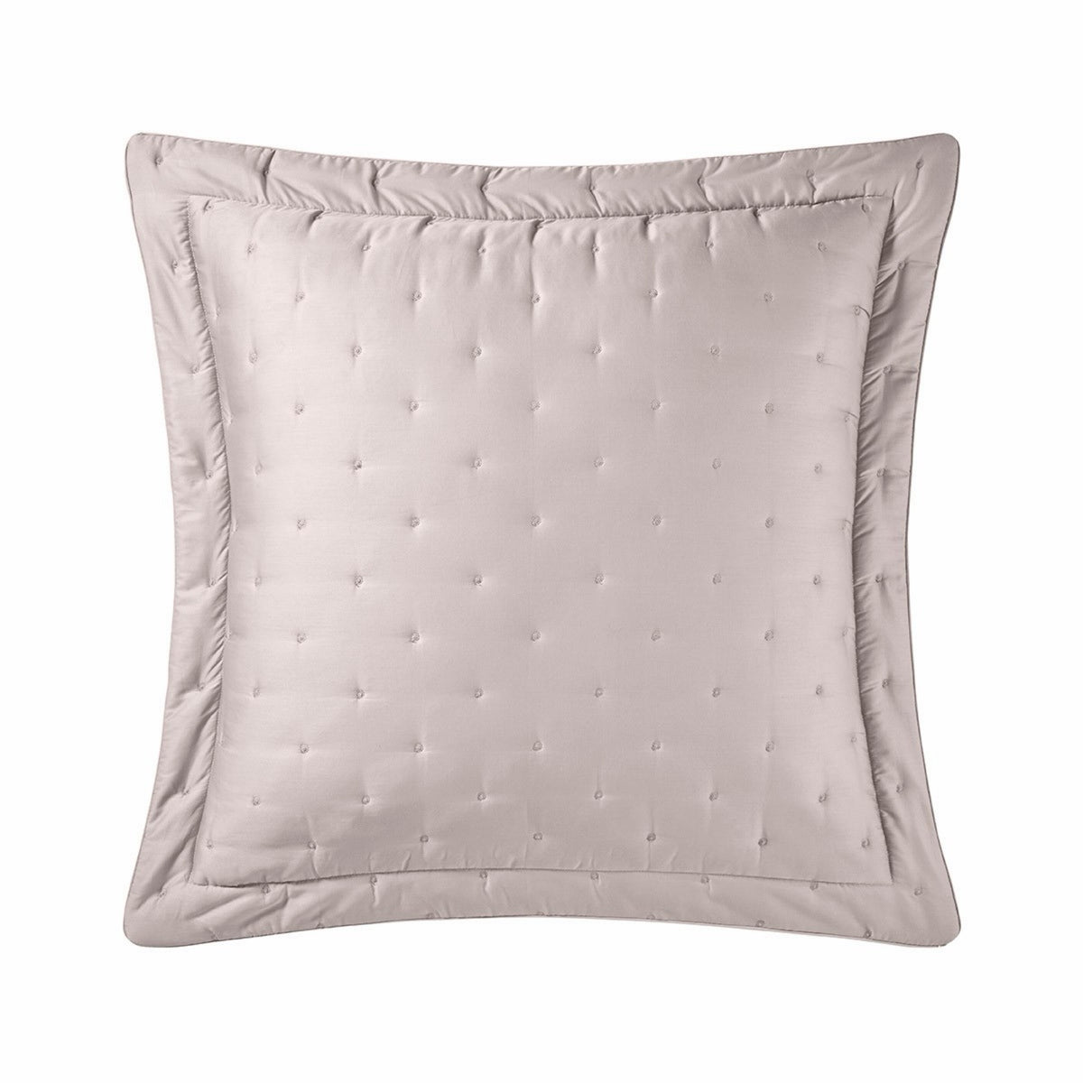 Silo of Yves Delorme Triomphe Quilted Euro Sham in Loutre color