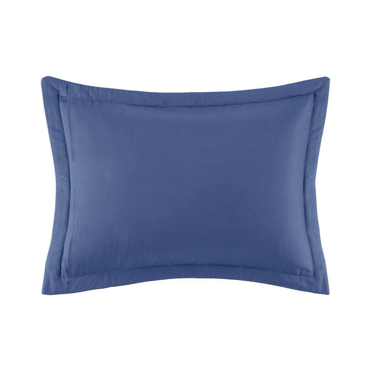 Back side of Yves Delorme Triomphe Quilted Sham in Outremer color