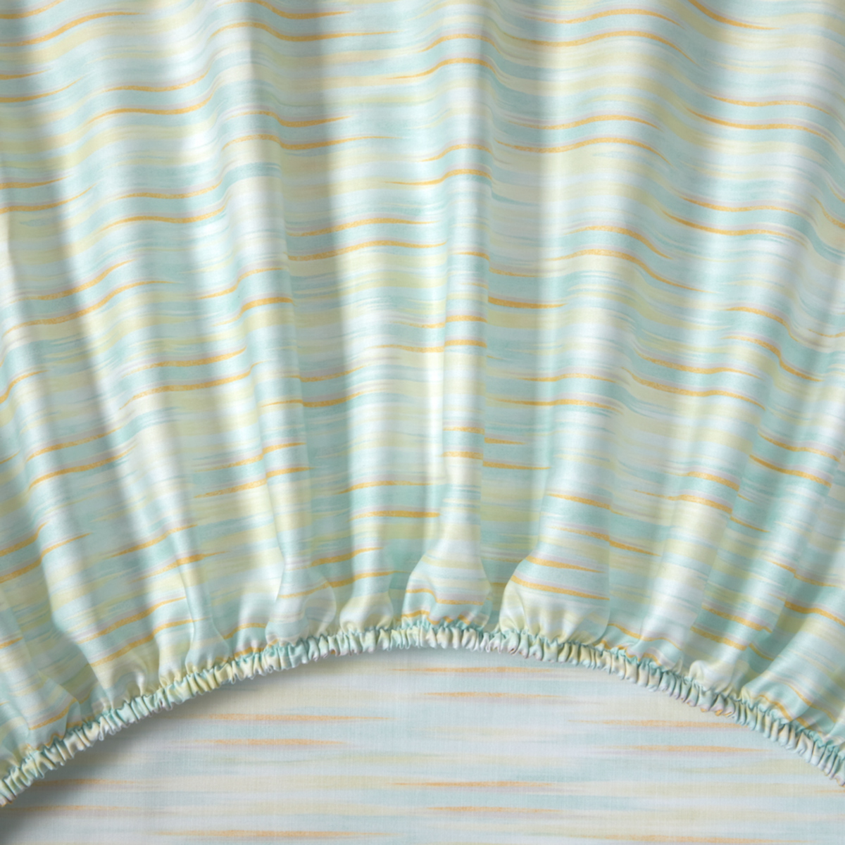 Fitted Sheet Detail of Yves Delorme Grimani Bedding