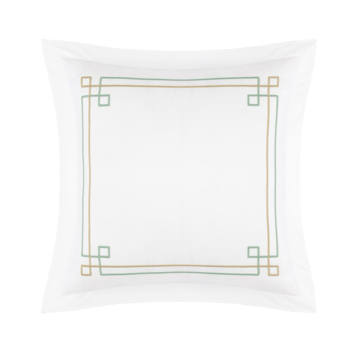 Euro Sham, crafted in organic cotton satin from the Yves Delorme Villa Bedding collection