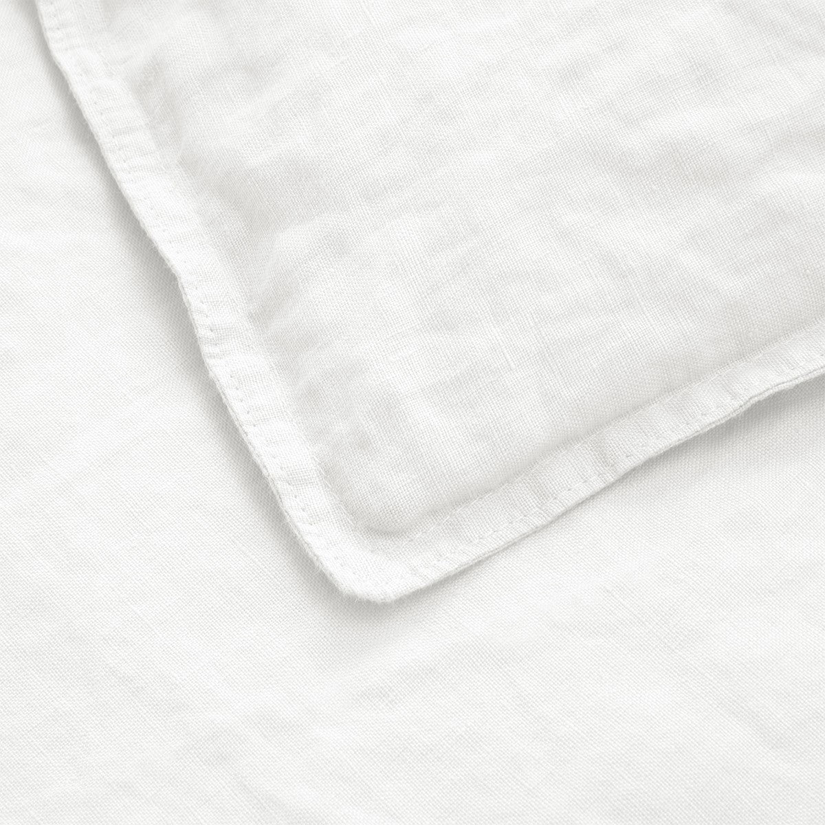 Yves Delorme Originel Blanc corner of duvet cover