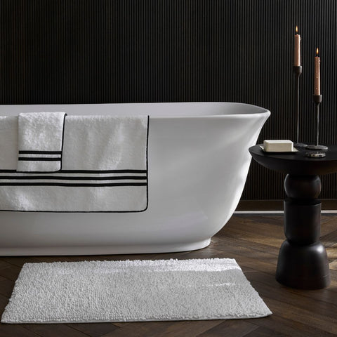 Matouk Costas Bath Rugs - White featured image