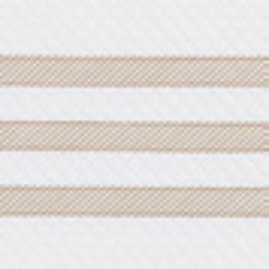 Matouk Newport Shower Curtain in Tan Stripe